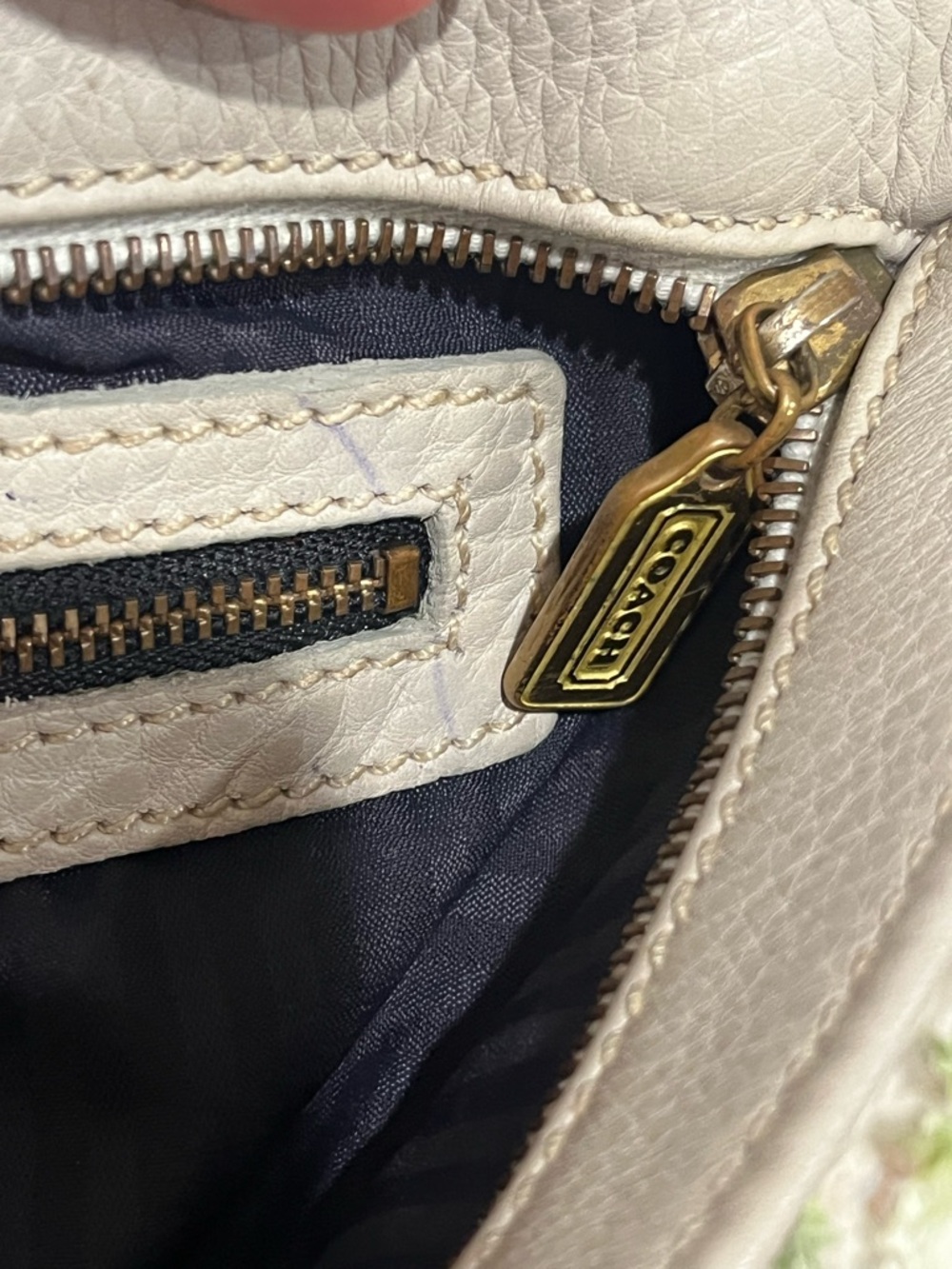 COACH Sonoma Vintage Bucket Bag GUC! # 4907 Bone Made in Italy! - Picture 11 of 12